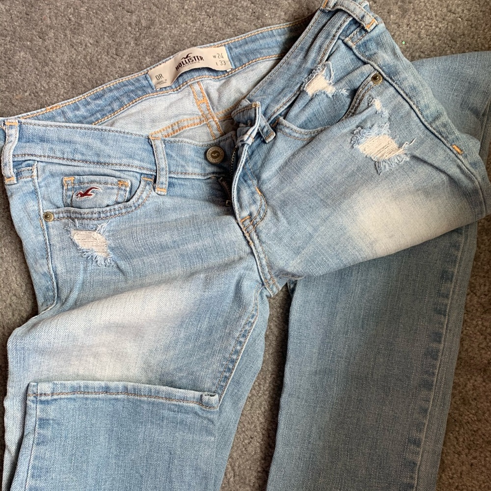Hollister distressed jeans